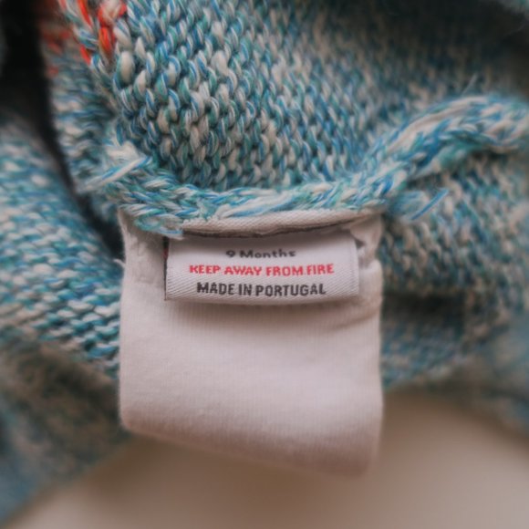 Stella McCartney Kids Star Sweater - Blue, Orange, Yellow, Green - Picture 3 of 7